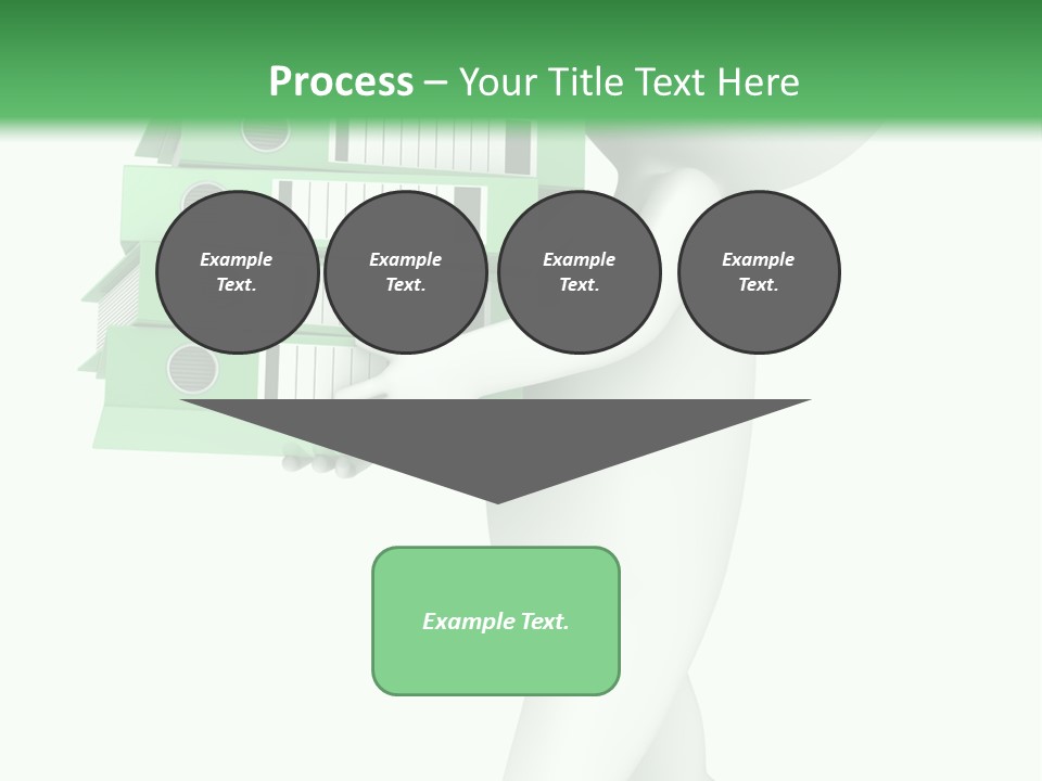 People Financial Heap PowerPoint Template