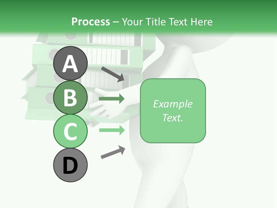 People Financial Heap PowerPoint Template