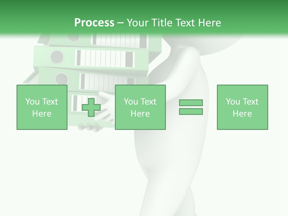 People Financial Heap PowerPoint Template