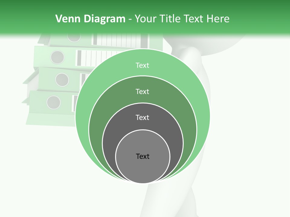 People Financial Heap PowerPoint Template