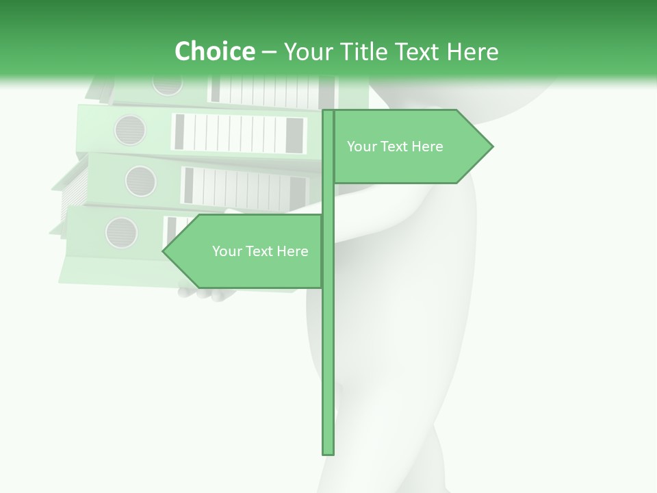 People Financial Heap PowerPoint Template