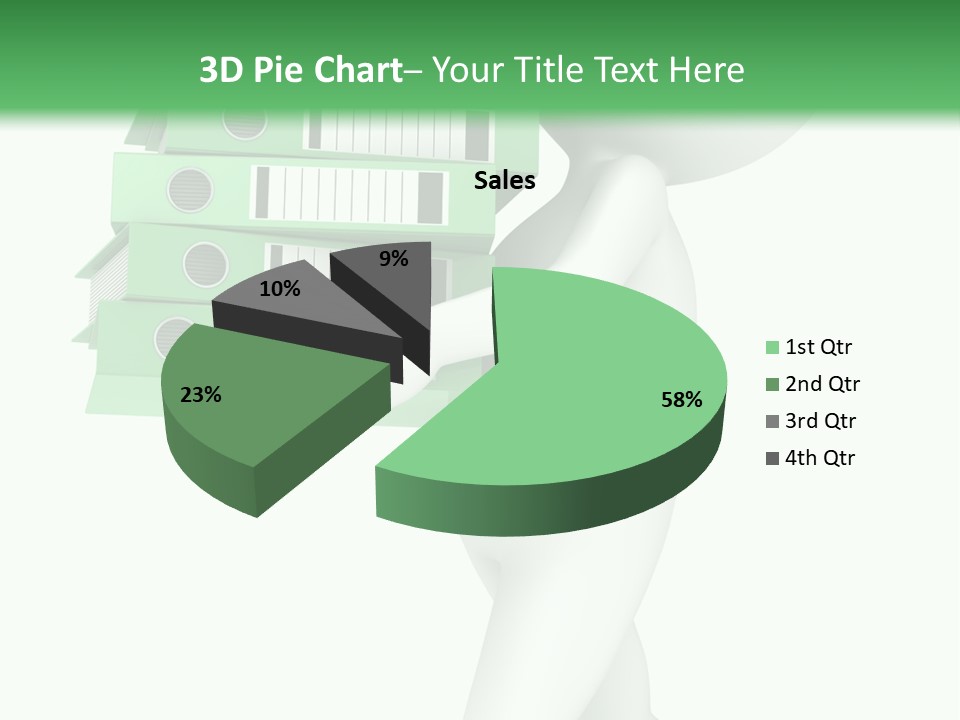 People Financial Heap PowerPoint Template