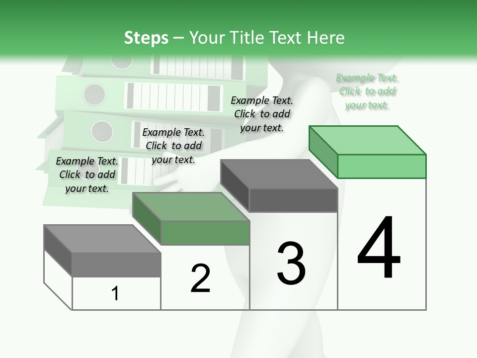 People Financial Heap PowerPoint Template