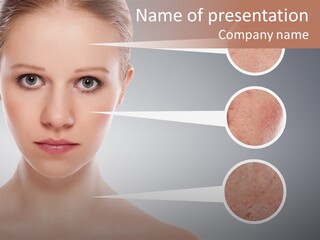 Model Healthy Person PowerPoint Template