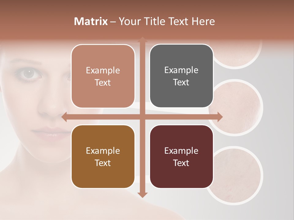 Model Healthy Person PowerPoint Template