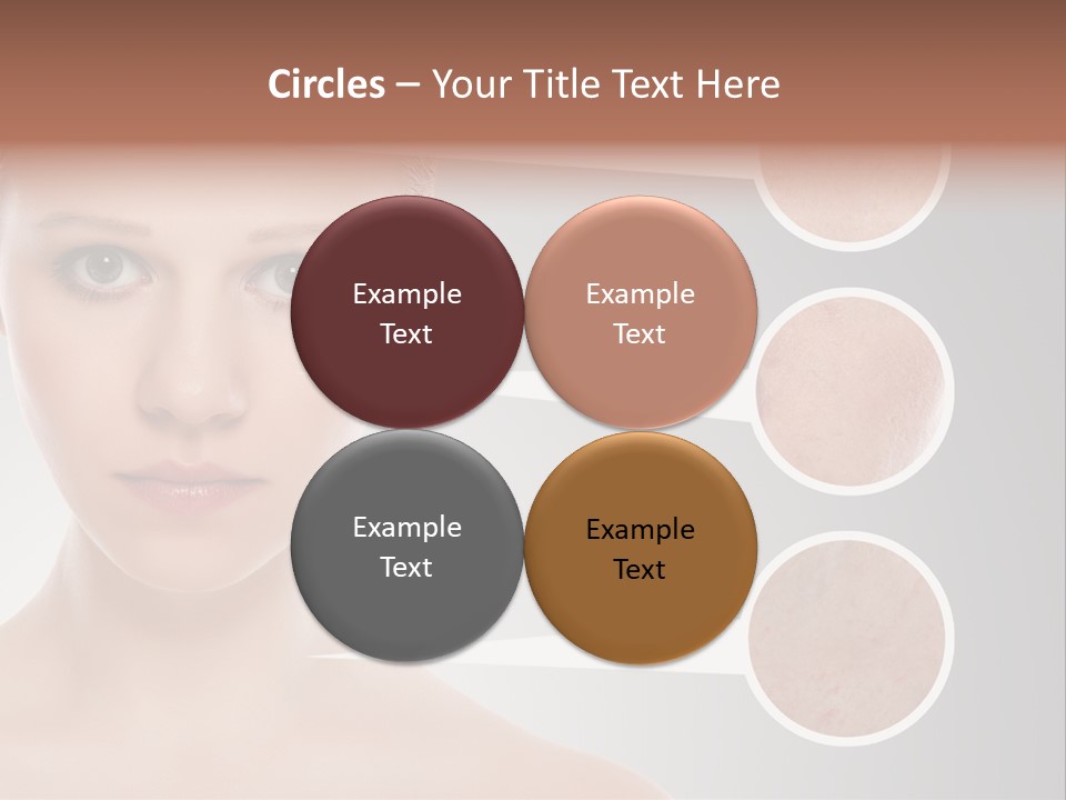 Model Healthy Person PowerPoint Template