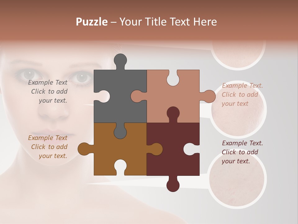 Model Healthy Person PowerPoint Template