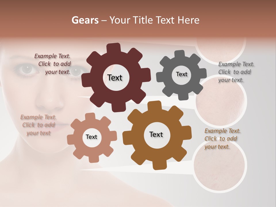 Model Healthy Person PowerPoint Template