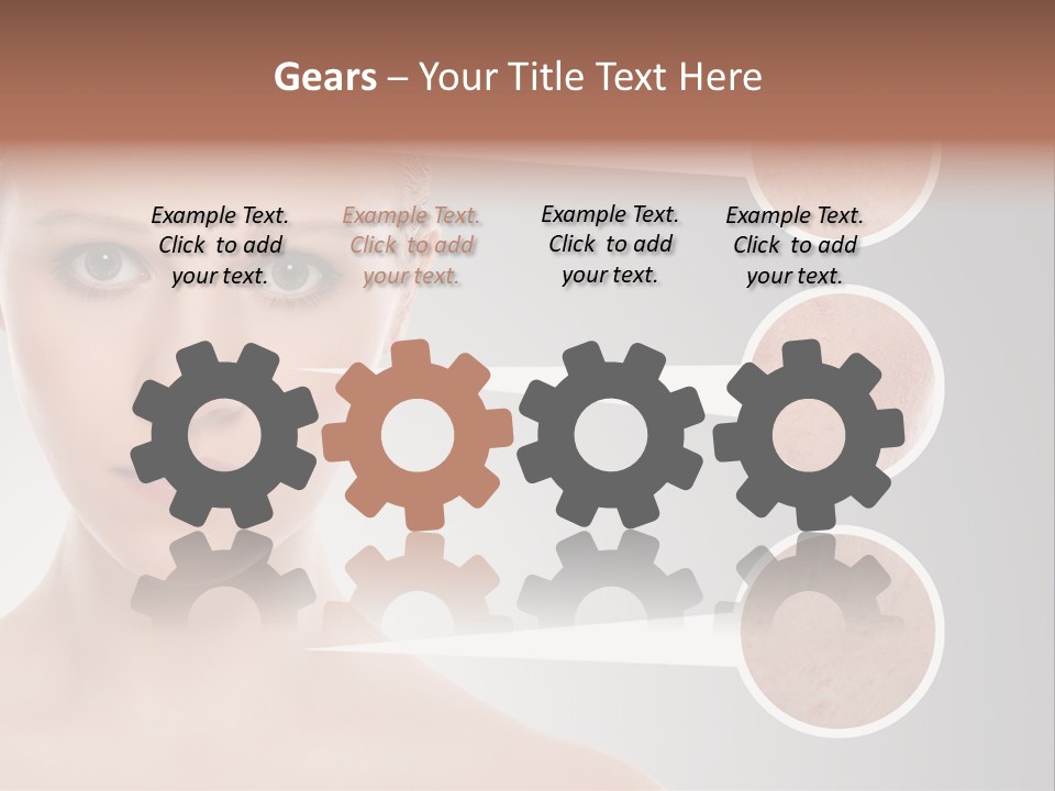 Model Healthy Person PowerPoint Template