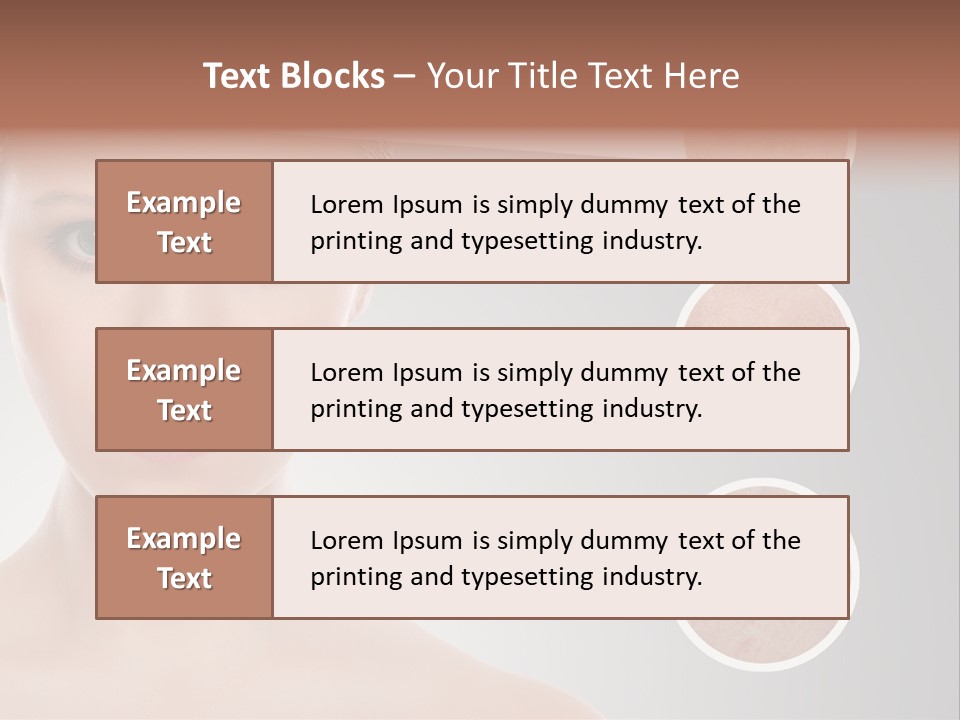 Model Healthy Person PowerPoint Template