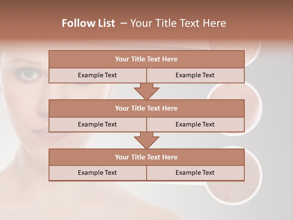 Model Healthy Person PowerPoint Template