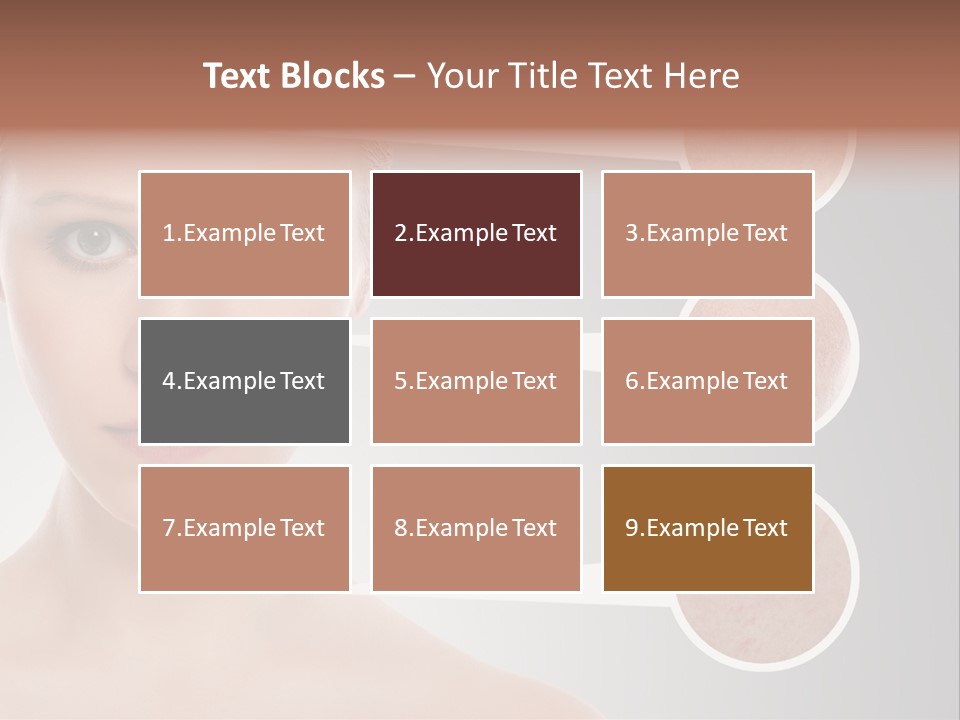 Model Healthy Person PowerPoint Template