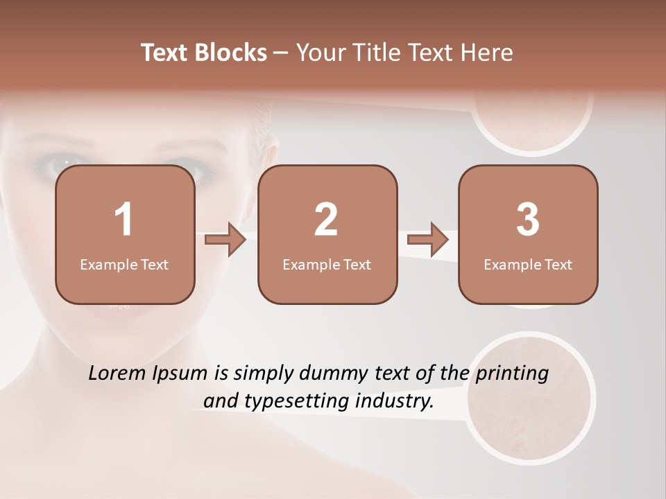 Model Healthy Person PowerPoint Template