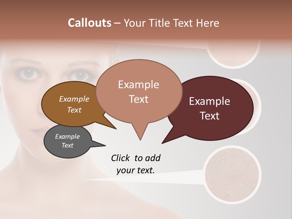 Model Healthy Person PowerPoint Template