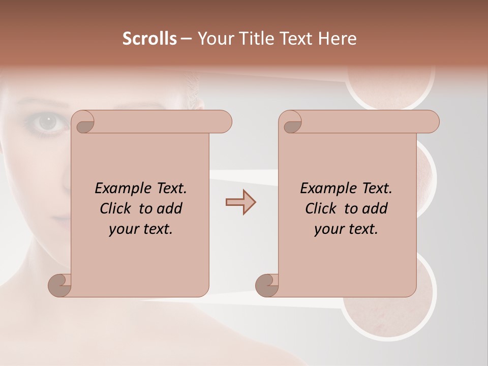 Model Healthy Person PowerPoint Template