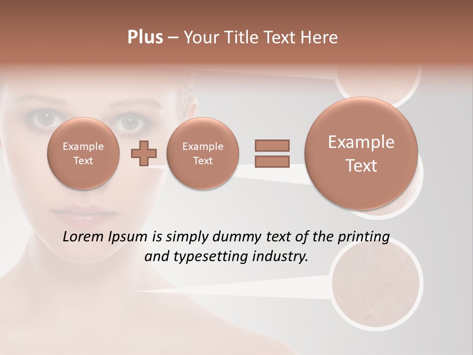 Model Healthy Person PowerPoint Template
