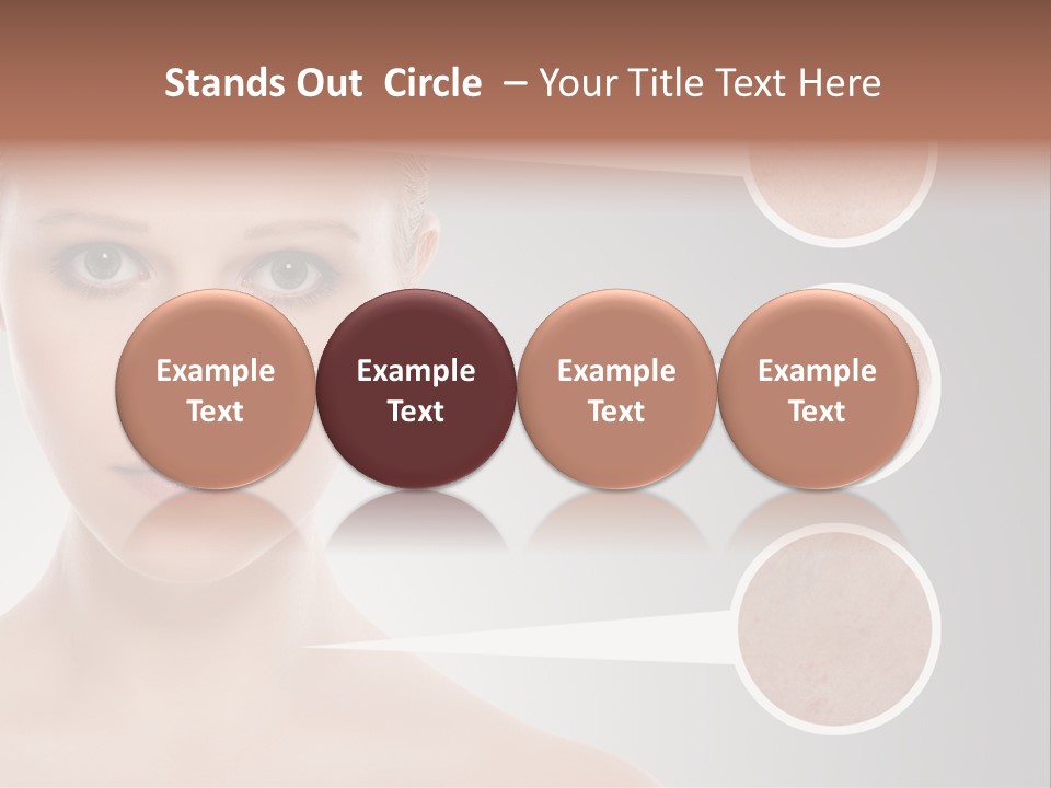 Model Healthy Person PowerPoint Template