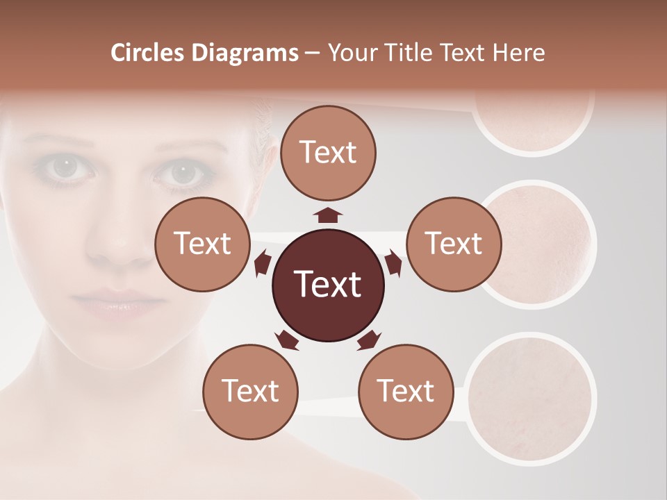 Model Healthy Person PowerPoint Template