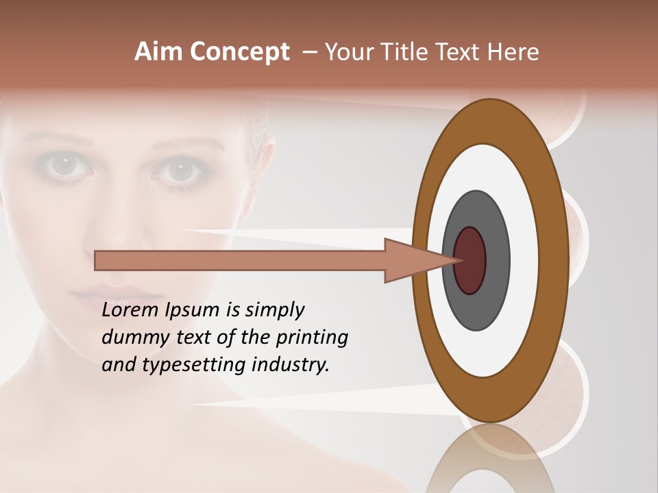 Model Healthy Person PowerPoint Template