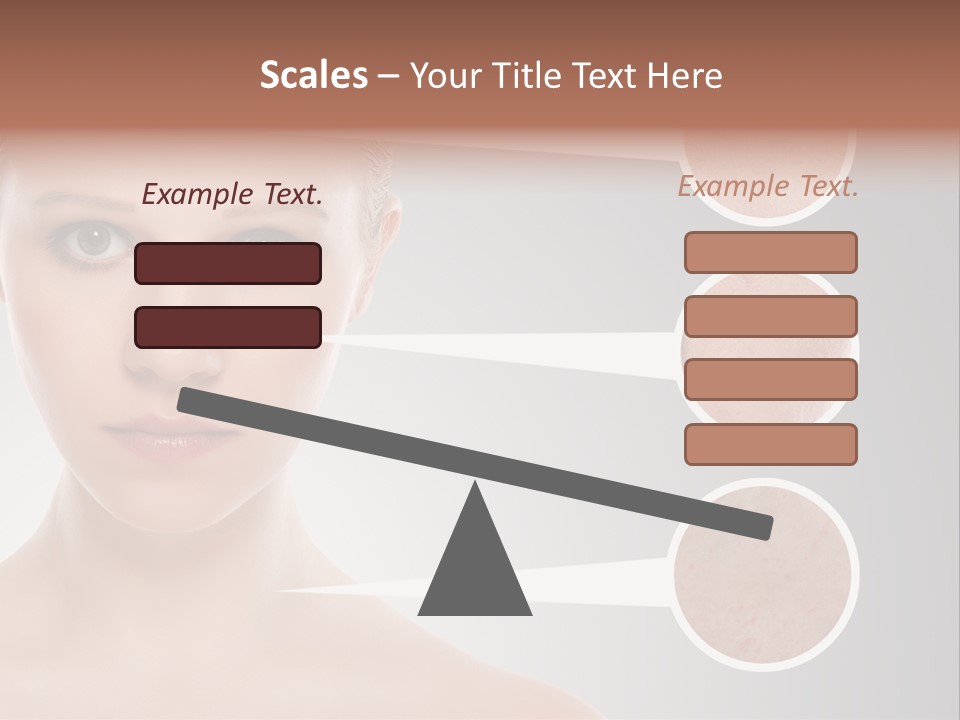 Model Healthy Person PowerPoint Template