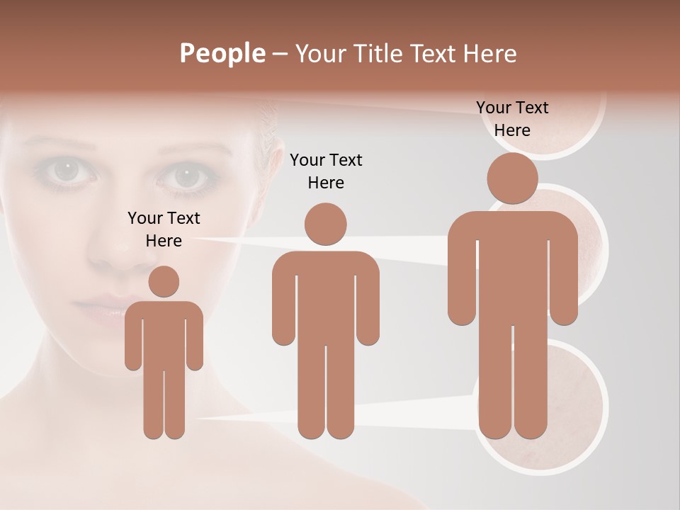 Model Healthy Person PowerPoint Template