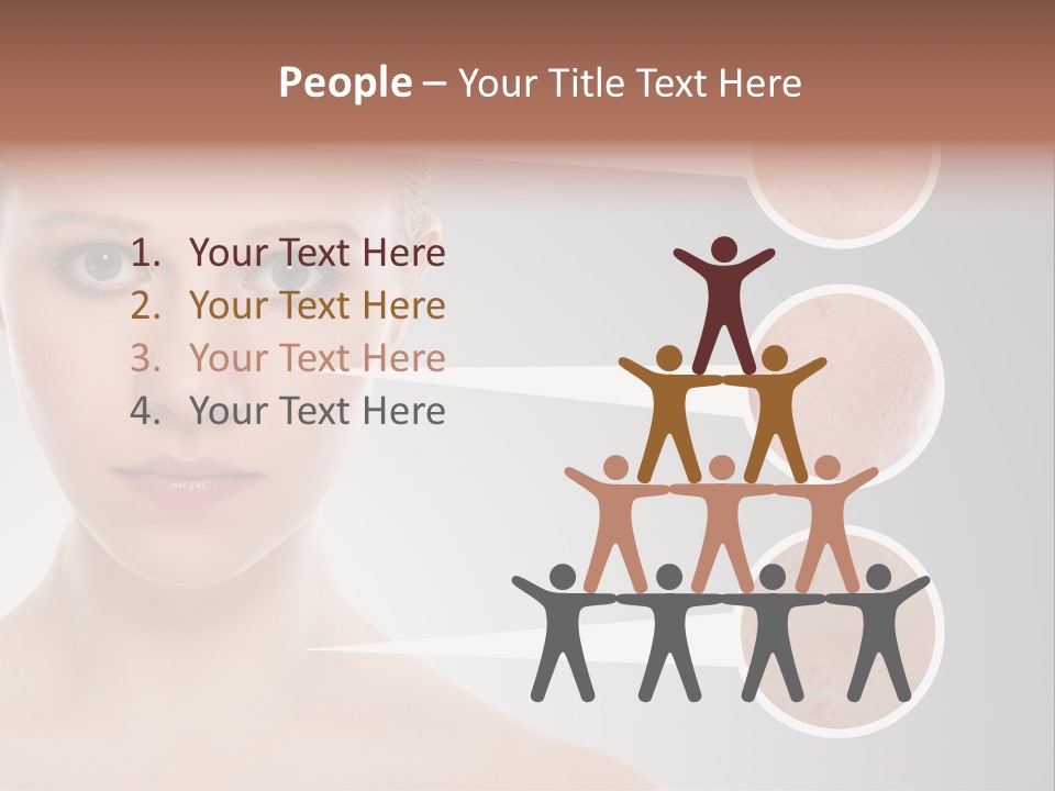 Model Healthy Person PowerPoint Template