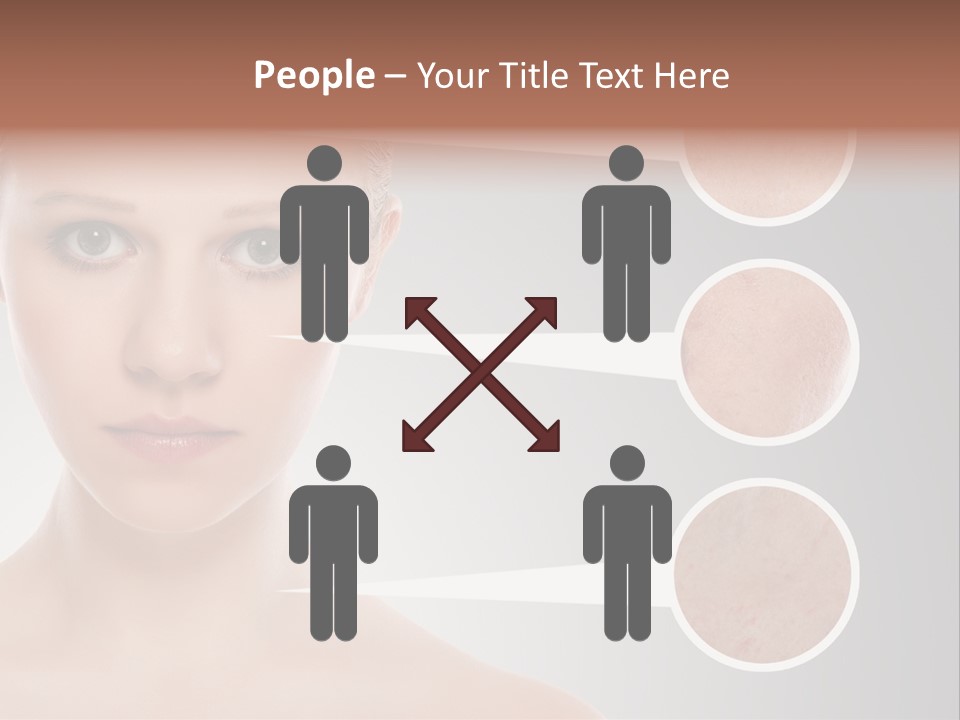 Model Healthy Person PowerPoint Template