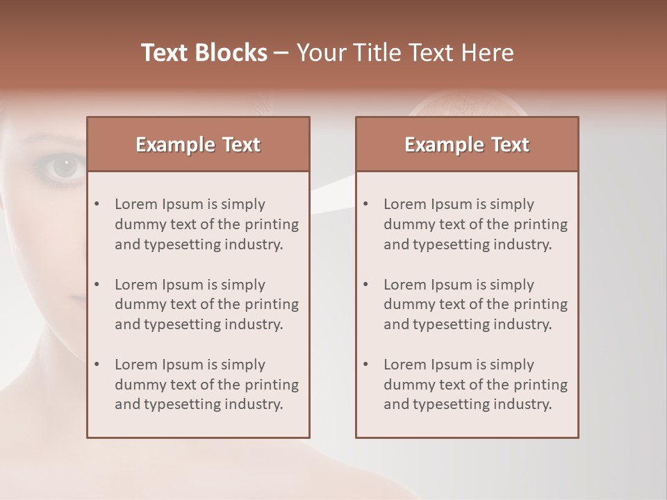 Adult Woman Problem PowerPoint Template