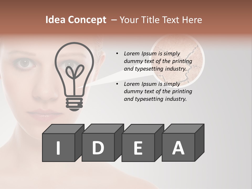 Adult Woman Problem PowerPoint Template