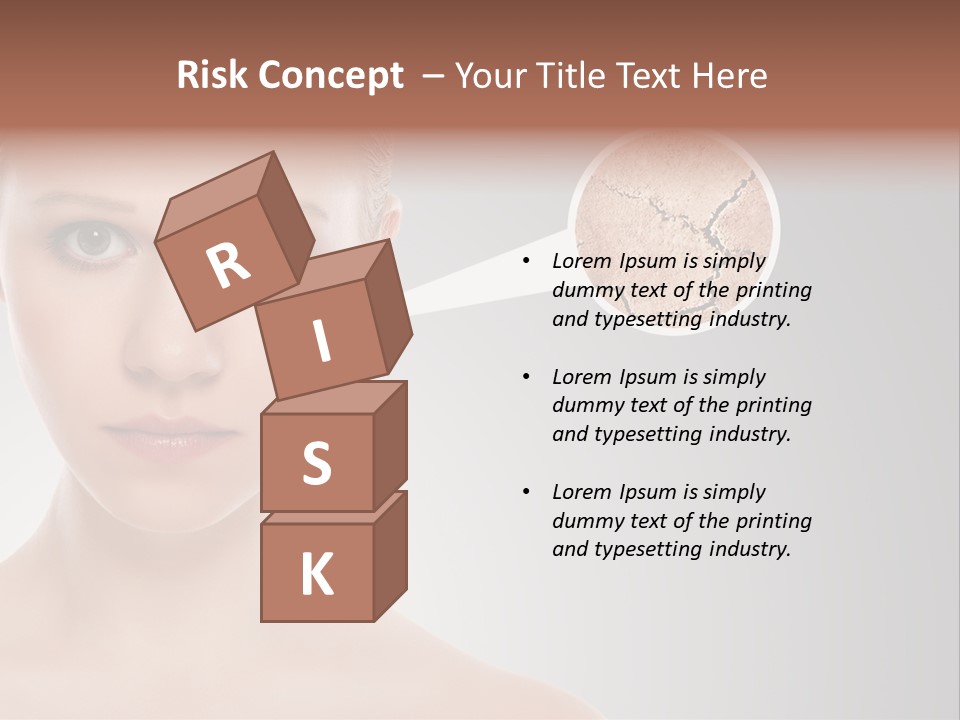 Adult Woman Problem PowerPoint Template