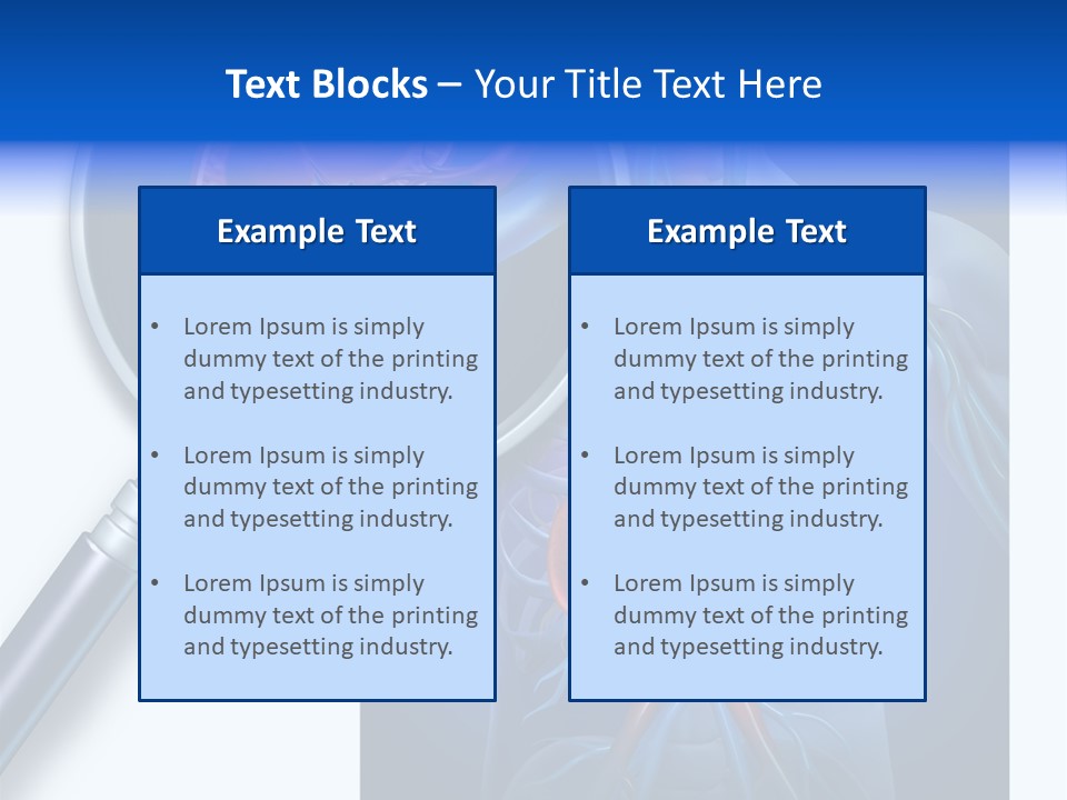 Arteries Details Science PowerPoint Template