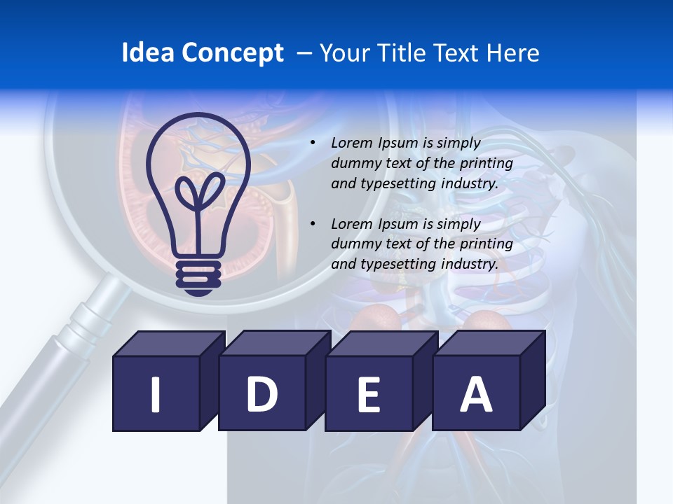 Arteries Details Science PowerPoint Template