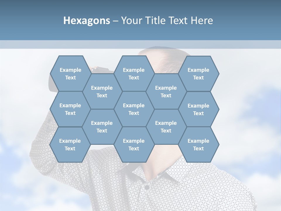 Happy Away Businessman PowerPoint Template