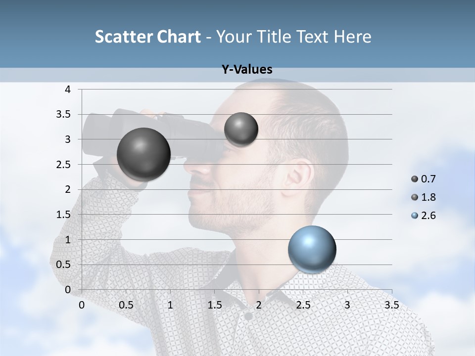 Happy Away Businessman PowerPoint Template