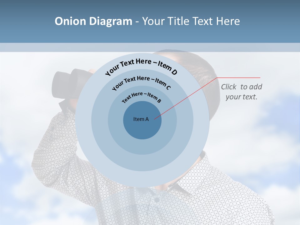 Happy Away Businessman PowerPoint Template