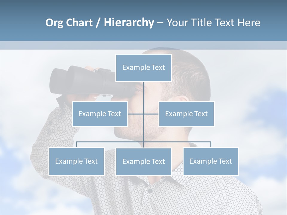Happy Away Businessman PowerPoint Template