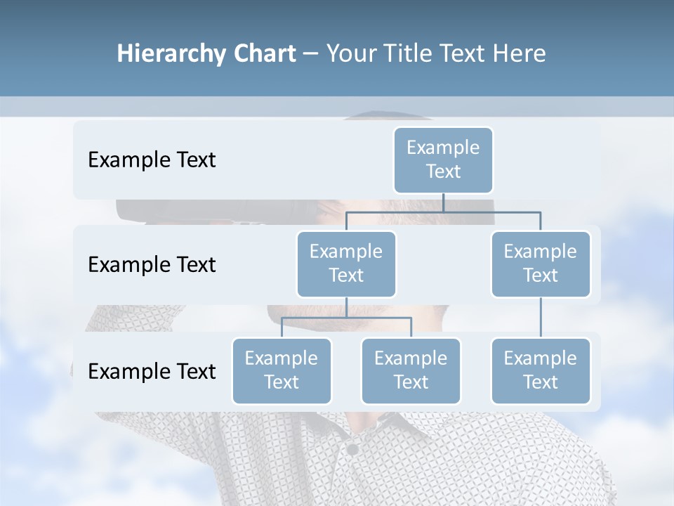 Happy Away Businessman PowerPoint Template