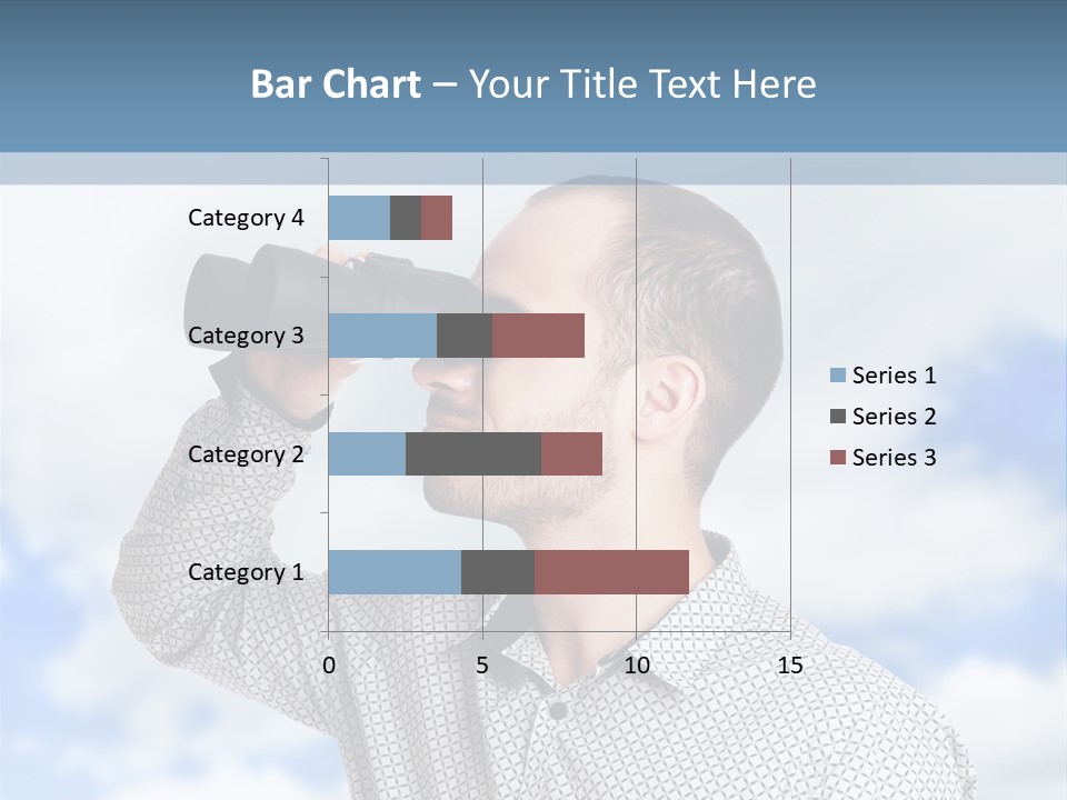 Happy Away Businessman PowerPoint Template