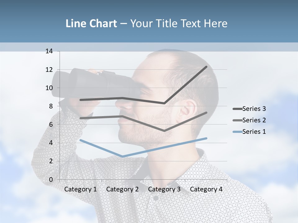 Happy Away Businessman PowerPoint Template
