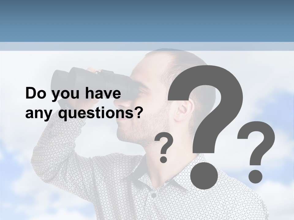 Happy Away Businessman PowerPoint Template