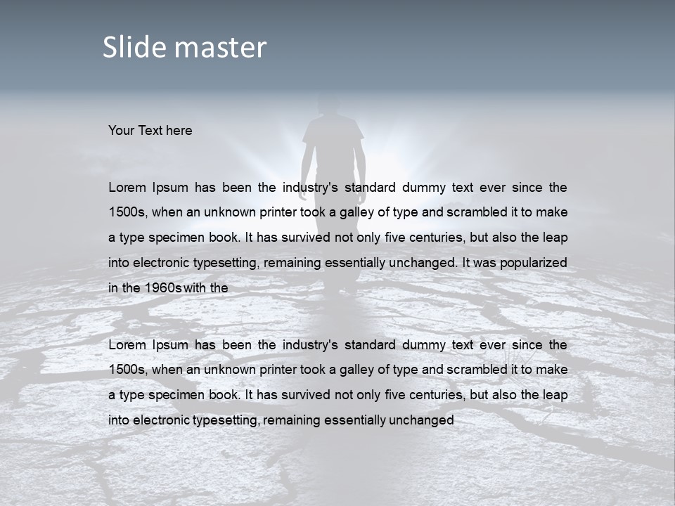 Destruction Life Concept PowerPoint Template