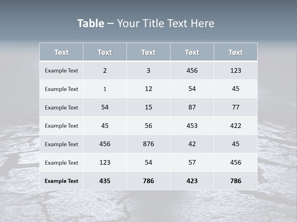 Destruction Life Concept PowerPoint Template
