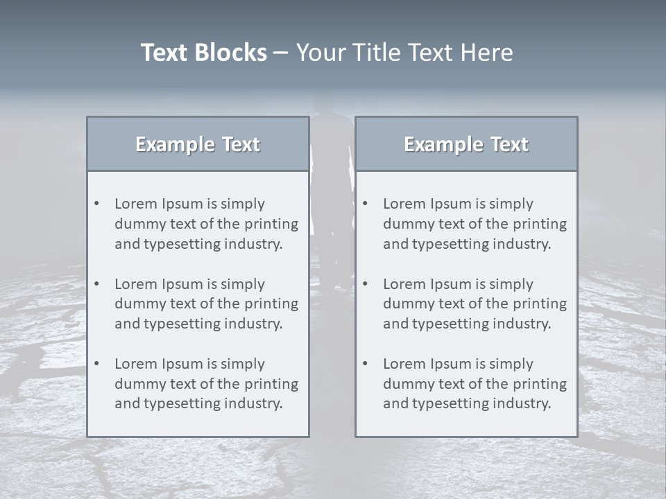 Destruction Life Concept PowerPoint Template