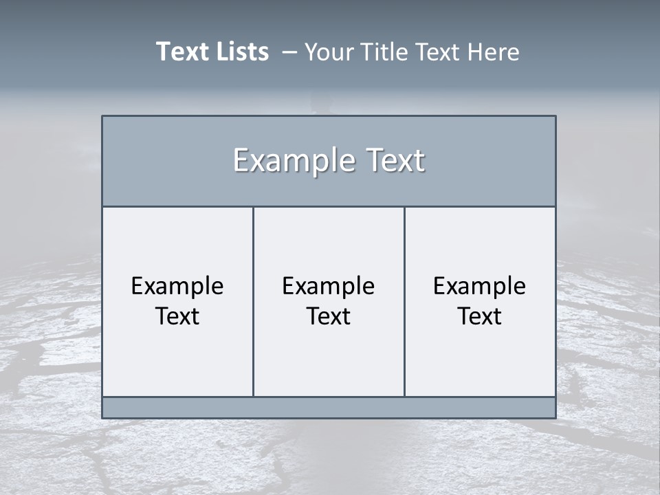 Destruction Life Concept PowerPoint Template