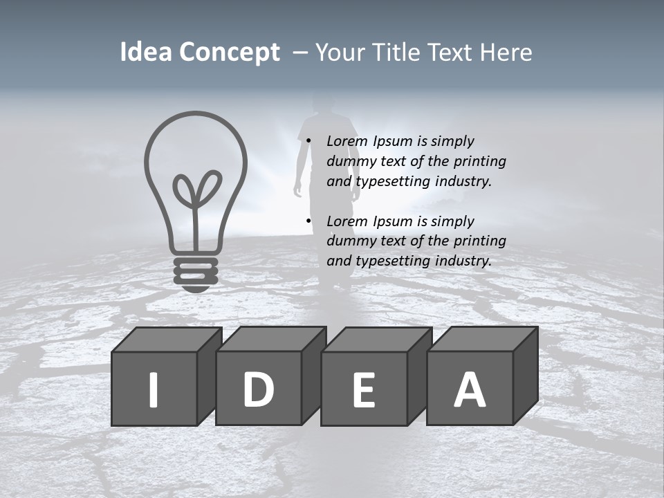 Destruction Life Concept PowerPoint Template