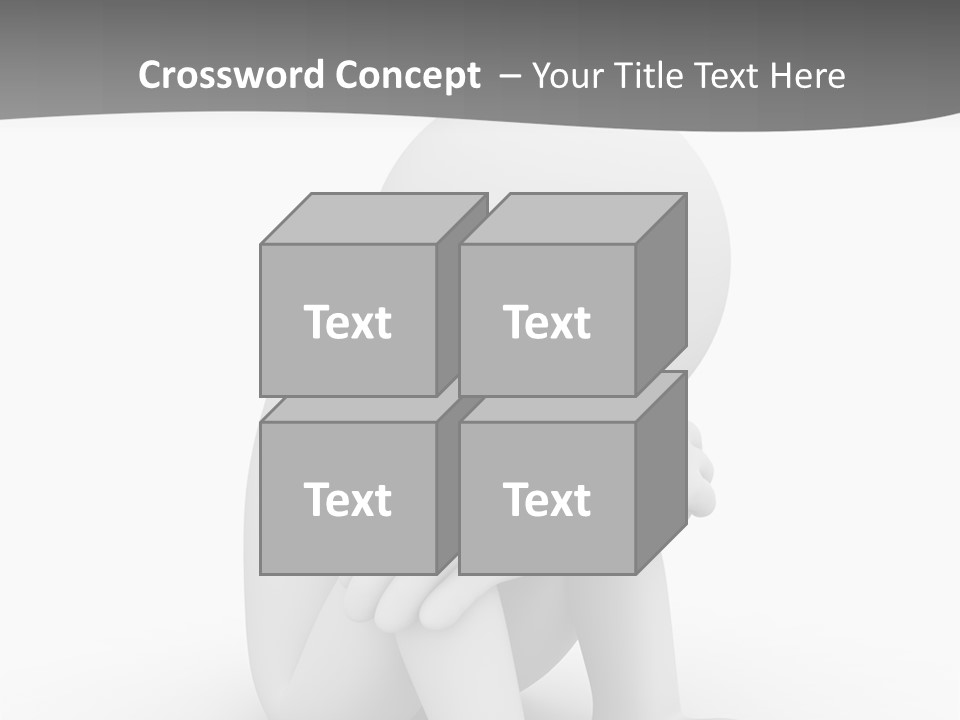 A Person Sitting On The Ground With His Arms Crossed PowerPoint Template