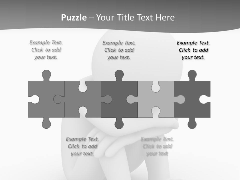 A Person Sitting On The Ground With His Arms Crossed PowerPoint Template