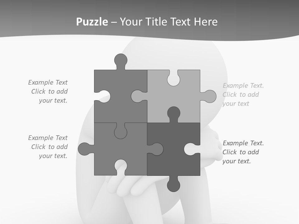 A Person Sitting On The Ground With His Arms Crossed PowerPoint Template