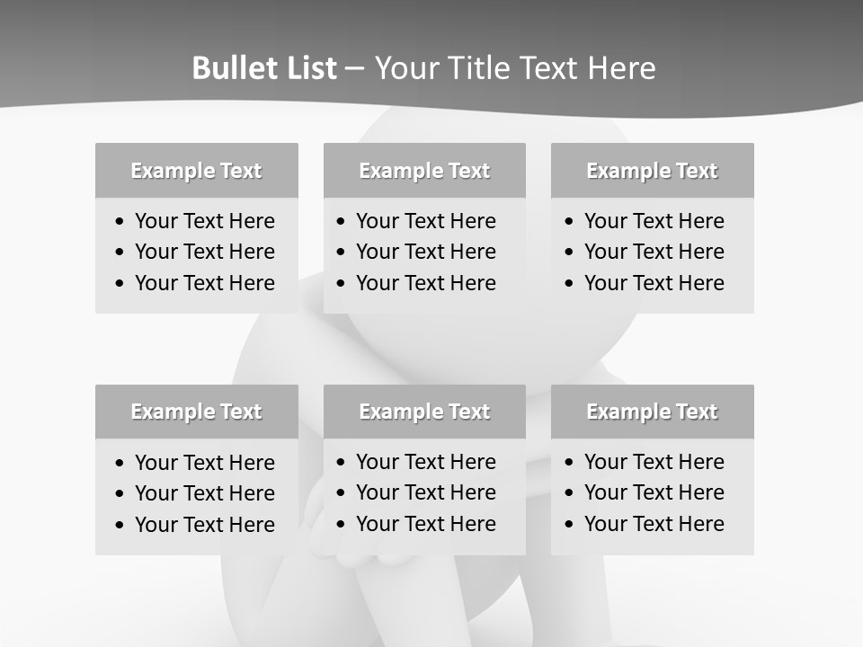 A Person Sitting On The Ground With His Arms Crossed PowerPoint Template