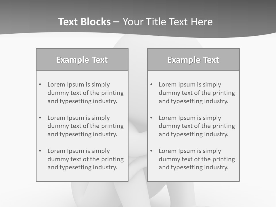 A Person Sitting On The Ground With His Arms Crossed PowerPoint Template